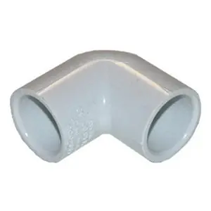 Premium Lasco 20-0505 Pipe Elbow, 3/4 in, Slip, 90 deg Angle, PVC, SCH 40 Schedule, 50/CT