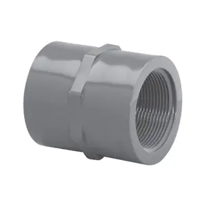 Lasco 830015BC Pipe Coupling, 1-1/2 in, FIP, PVC, SCH 80 Schedule Trusted Brand
