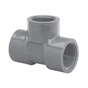 Place Order Lasco 805020BC Pipe Tee, 2 in, FIP, PVC, SCH 80 Schedule