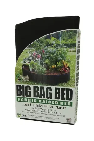 Big Bag Bed H68 12015RB Raised Bed, 24 in L, 8 in W, Black Bargain