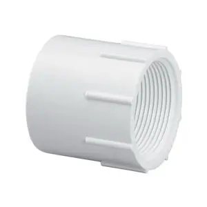 Holiday Sale Lasco 435015BC Pipe Adapter, 1-1/2 in, Slip x FPT, PVC, White, SCH 40 Schedule, 330 psi Pressure