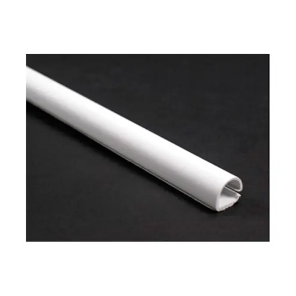 Wiremold CordMate C1 Cord Channel, 60 in L, 3/8 in W, 1 -Channel, Plastic, Ivory Free Delivery