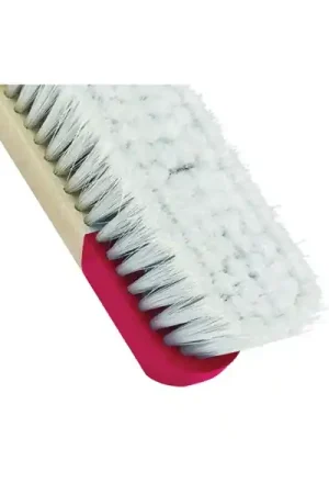 Weekend Sale Harper 2224A Push Broom, 24 in Sweep Face, 3 in L Trim, Synthetic Fabric Bristle, Bolt, Wood Handle