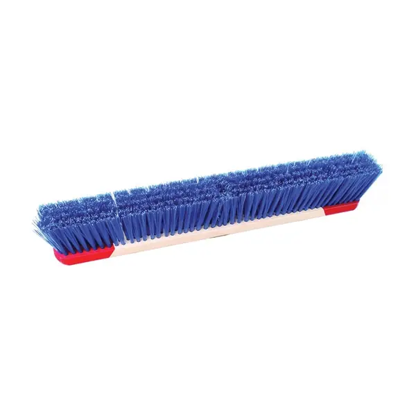 Grab Now Harper 7924A Push Broom, 24 in Sweep Face, 3-1/8 in L Trim, Synthetic Fabric Bristle, Bolt