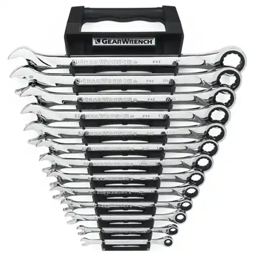 Gearwrench 13 Piece XL Ratcheting Combination Wrench Set - SAE 85199 Popular