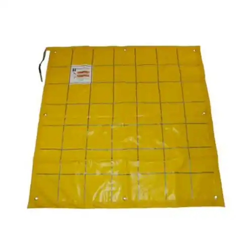 Must Have Hastings 58" x 120" Yellow Grounding Mat 6615