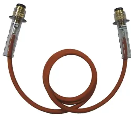 Fast Shipping Hastings 15KV 4/0 x 8' Jumper With Clear Medium Heads 6893
