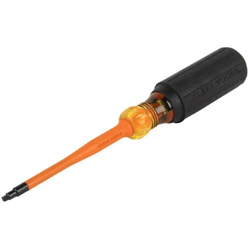 Klein 1000V Insulated Slim-Tip Screwdriver - #2 Square, 4-Inch 6944INS Money Back Guarantee
