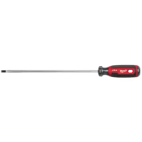 Clearance Milwaukee USA MADE 1/4" Cabinet 10" Cushion Grip Screwdriver MT214