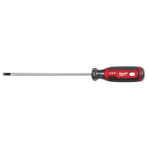 Milwaukee USA MADE 3/16" Cabinet 6" Cushion Grip Screwdriver MT212 Viral