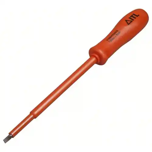 Insulated Tools Ltd 1000V Insulated Screwdriver - 6" x 3/16" Slotted 01890 Cheap