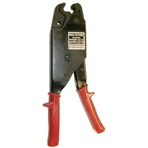 Trusted Brand Burndy HYTOOL™ 6,000 lb Full Cycle Ratchet Crimper - Dieless #10 AWG - #1/0 AWG OH25