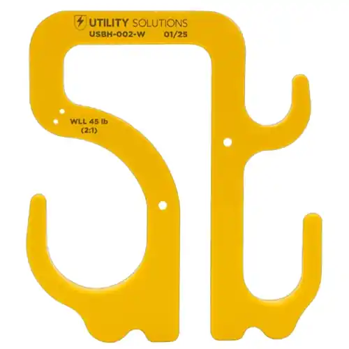 Utility Solutions BUCKET MATE Wide Double Polymeric Hook USBH-002-W Express Delivery