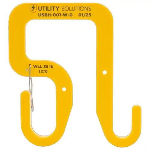 Viral Utility Solutions BUCKET MATE Wide Polymeric Hook With Gate USBH-001-W-G