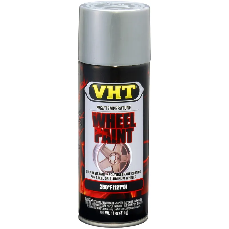 Top Rated VHT High Temperature Wheel Paint; Ford Argent Silver; 11 oz. Aer - Krylon