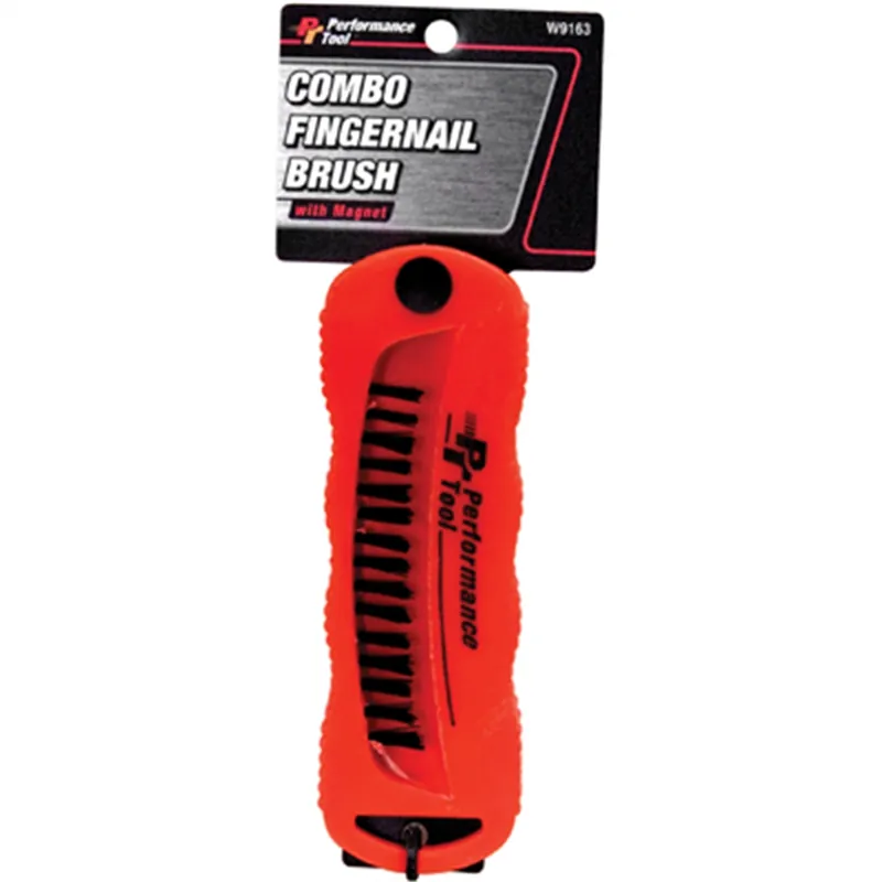COMBO FINGERNAIL BRUSH W/MAGNET - Wilmar - Performance Tool Special Offer