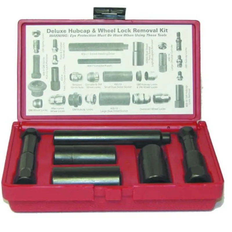 Warranty Included Deluxe Hubcap and Wheel Lock Removal Kit - Lock Technology LTI by Milton