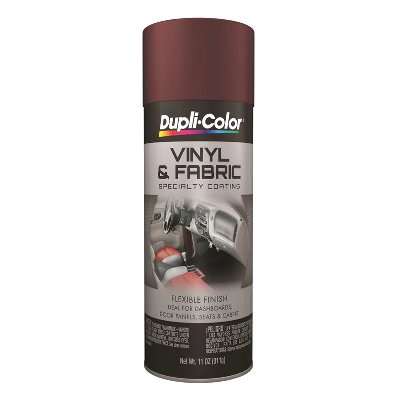Dupli-Color Vinyl And Fabric Coating; Burgundy; 11 oz. Aerosol - Krylon Factory Price