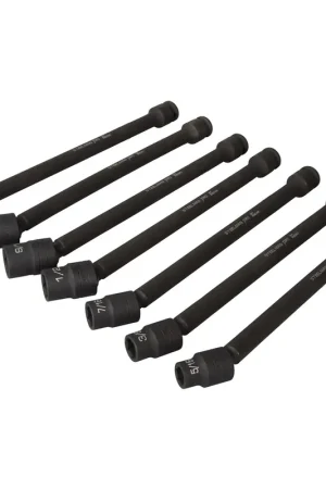 Best Seller 7pc SAE Impact Swivel Extension Socket Set - Steelman