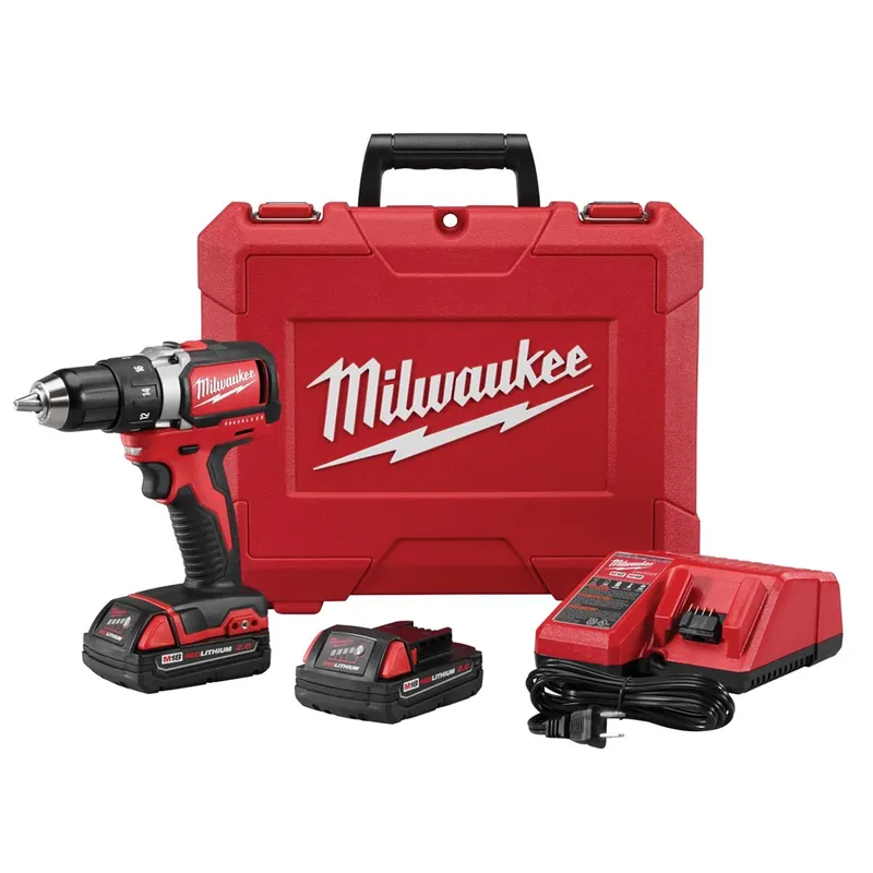 M18 1/2" Compact Brushless Drill/Driver Kit - Milwaukee Electric Tools Popular