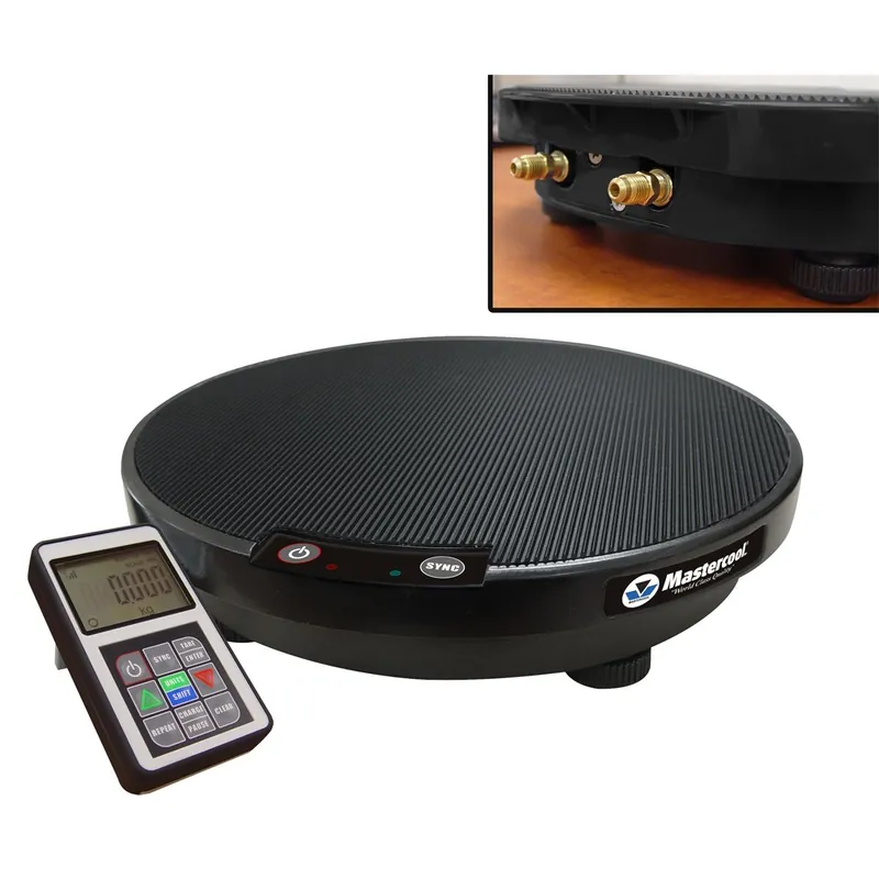 Premium Wireless charging scale with solenoid - Mastercool
