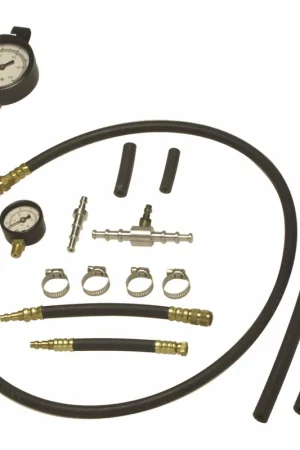 Best Seller FUEL INJECTION PRESSURE TESTER WITH 2 GAGES & QUIC - S & G Tool Aid