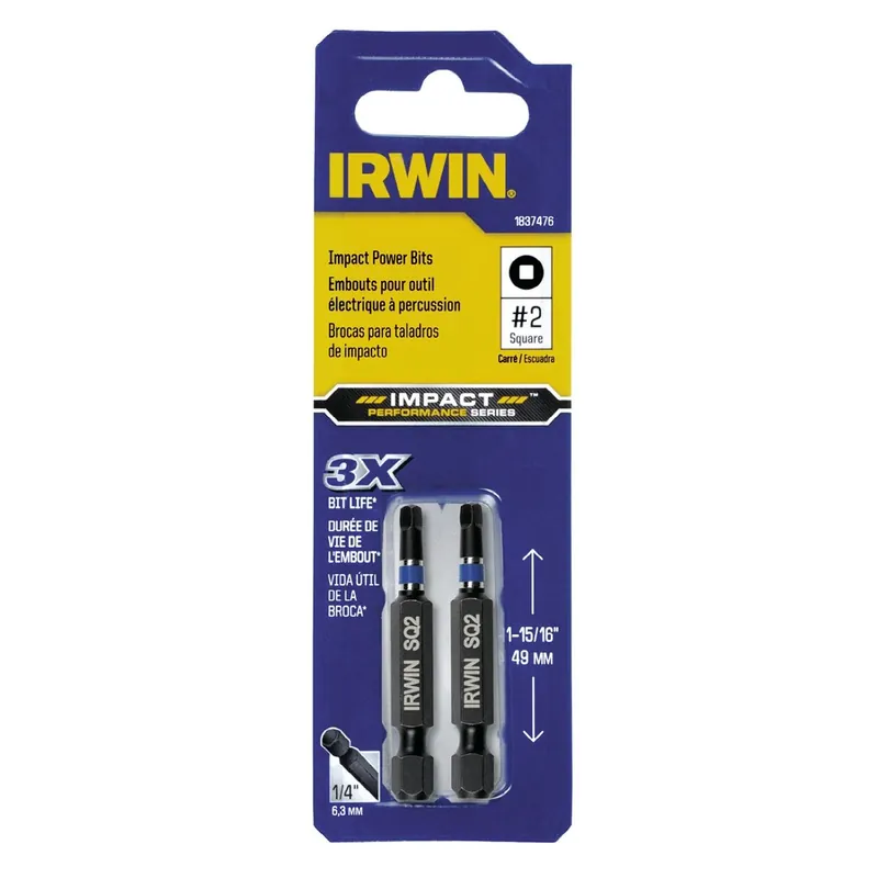 Budget POWER BIT IMPACT #2SQx2"OAL - Hanson