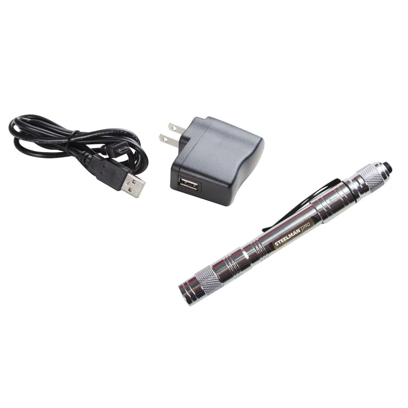 Modern SteelmanPro Rechargeable Penlight (Silver) - Steelman