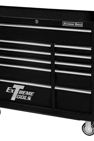 Certified 41 Inch Portable Workstation/Roller Cabinet Combo, Black - Extreme Tools