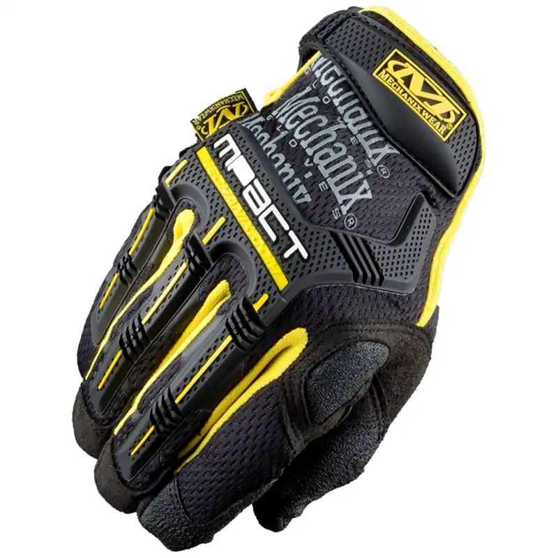 MPACT BLACK/YELLOW MED - Mechanix Wear Hassle-Free Returns