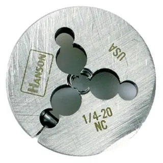1" - 12 NF - Right-Hand Adjustable Round Fractional Die - Hanson Time-Limited