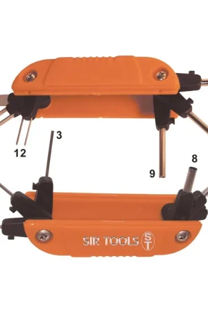 Premium Fold-Up Wire Terminal Extractor Kit w/ 12 Barbs - Sir Tools