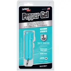 SABRE Teal Pepper Gel with Flip Top - Sabre Best Choice