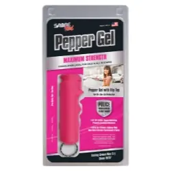SABRE PInk Pepper Gel with Flip Top - Sabre Reduced Price