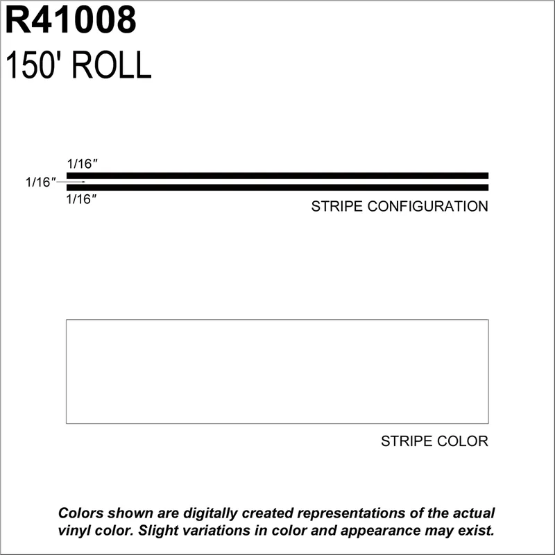 Clearance Sharpline Converting | R41008 | Prostripe 3/16" x 150' Multistripe Auto Pinstriping Tape White
