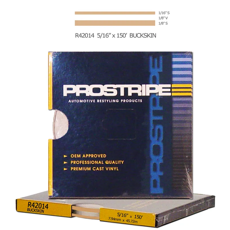 Sharpline Converting | R42014 | Prostripe 5/16" x 150' Multistripe Auto Pinstriping Tape Buckski Mega Sale