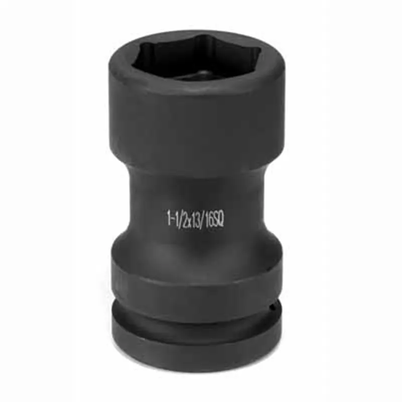 Grey Pneumatic | 4238MC | 1" Drive Combination Budd Wheel Impact Socket, 38mm Hex, 20mm Sq Certified