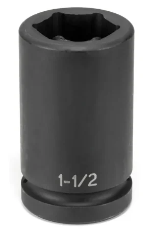Budget Grey Pneumatic | 4048DB | 1" Drive Budd Wheel Impact Socket, 1-1/2" Limited Hex
