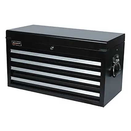 Homak Tool Storage | BK02042601 | 27" Professional Series 4 Drawer Top Chest Black Fast Shipping