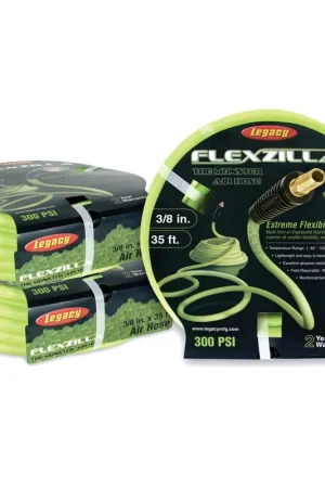 Trusted Brand Legacy Manufacturing | HFZ3825YW2 | Flexzilla 3/8" x 25 Ft Polymer Air Hose