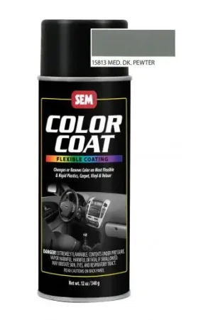 Direct From Factory Sem Products | 15813 | Color Coat Aerosol - Medium Dark Pewter