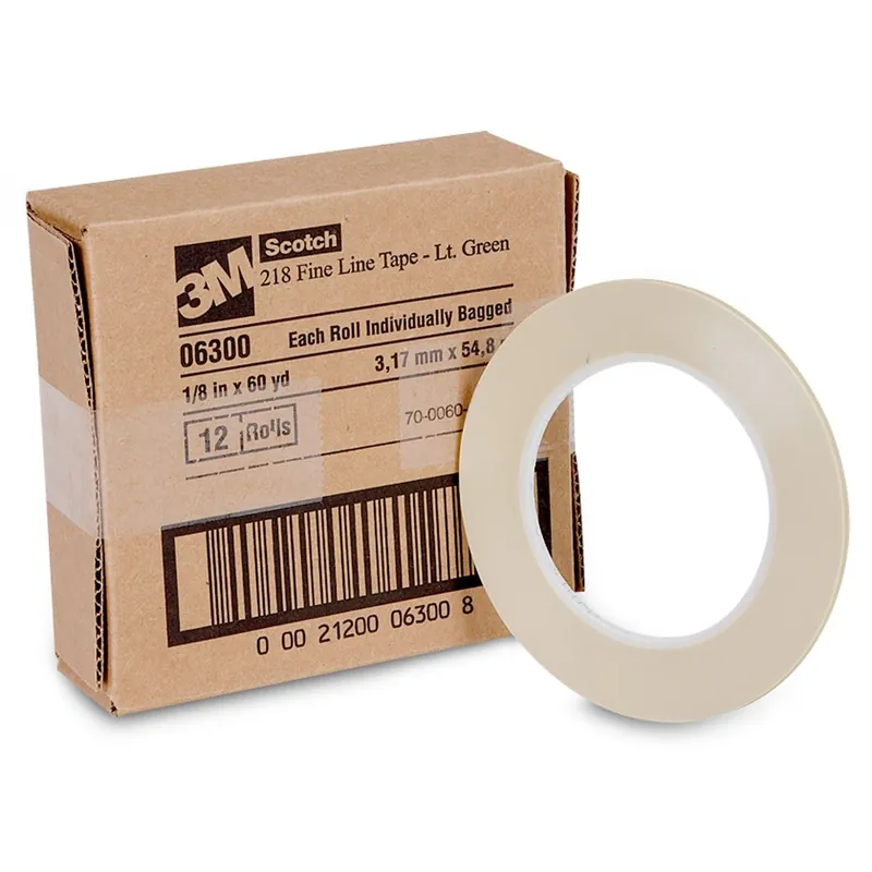 3M Automotive | 6300 | 3M Scotch Fine Line Tape 218 Green 1/8 Inch, Precision Trim Discount
