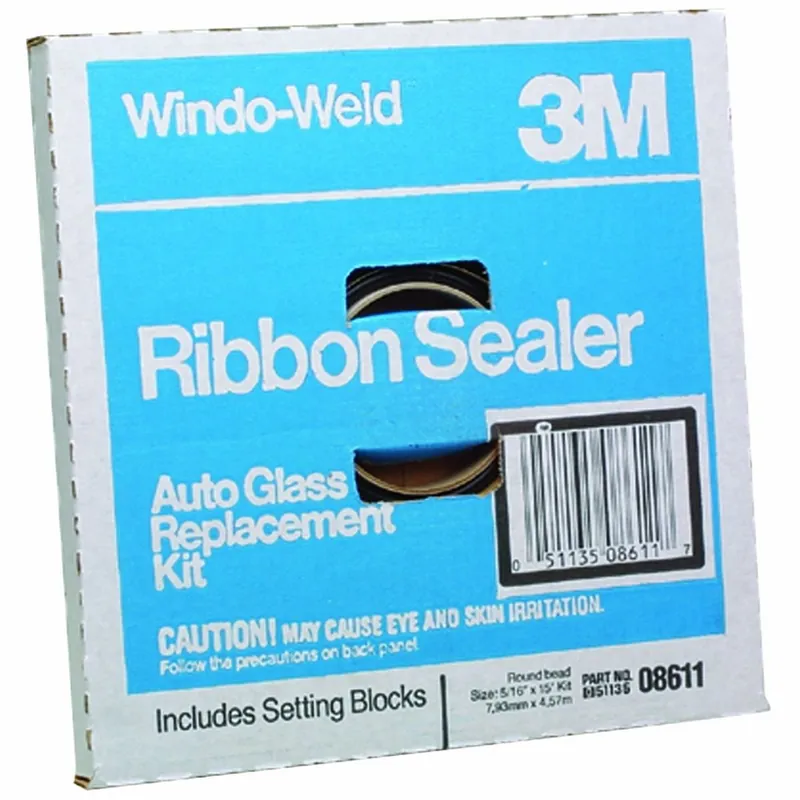 Handmade 3M Automotive | 8611 | Window-Weld Round Ribbon Sealer, 5/16 Inch