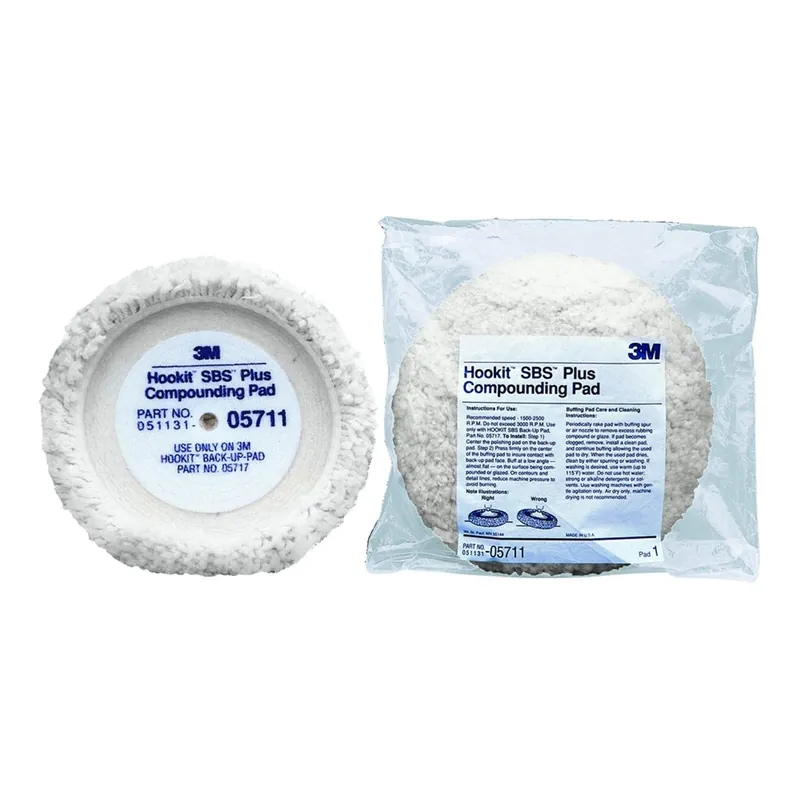3M Automotive | 5711 | Wool Blend Compounding Pad, Single Sided Limited Offer