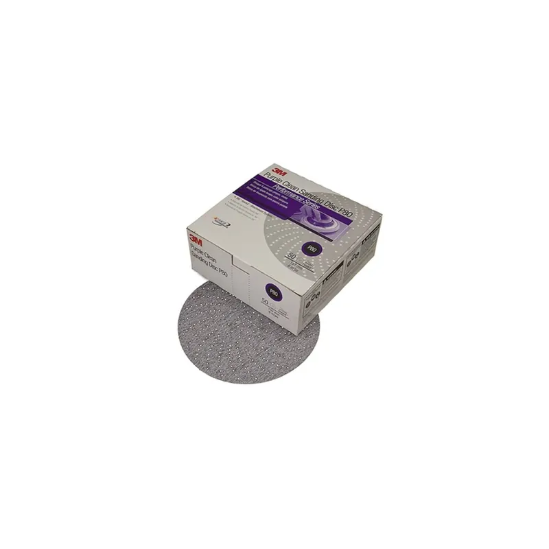Fast Shipping 3M Automotive | 1819 | Purple Clean Sanding Hookit Disc 734U, 6 inch, P100C Grade 50/B