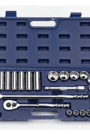 Deal J.H. Williams | JHW50668 | 23 pc 1/2" Drive -Point SAE Shallow and Deep Socket and Drive To