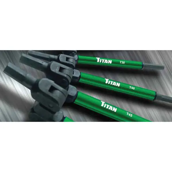Titan | 12755 | Swivel Star Key Torx Key Set 6-Pc Handmade