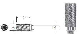 SGS Tool Company | 10078 | Carbide Cylinder Shape Bur (SA-3) Double Cut 3/8" Deal