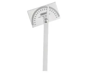 General Tools & Instruments | CF17 | Square Head Satin Chrome Protractor Free Delivery