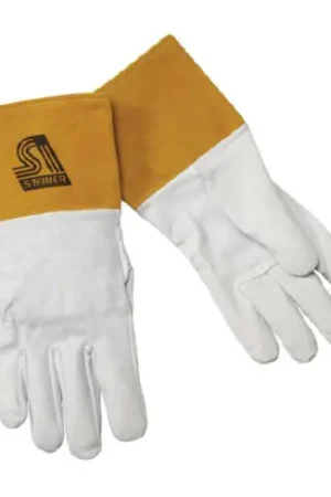 Premium Steiner Industries | 0224L | Sensi-TIG Welding Gloves 4" Gold Cuff Large